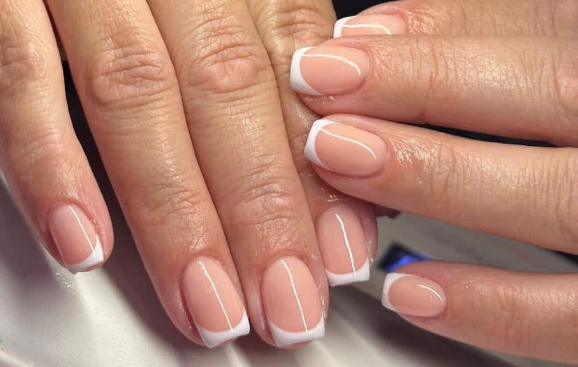 A finished set of nails by C&A Tanning & Beauty.
